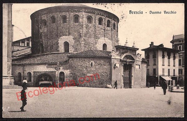 ae4173 - CARTOLINA  D'EPOCA - Brescia Città - Duomo Vecchio  1914