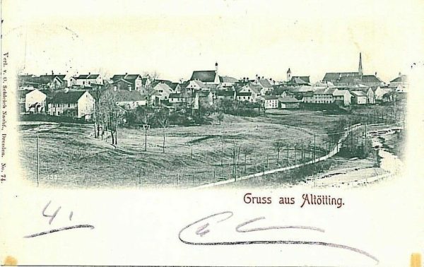 11802 - Ansichtskarten POSTCARD - Deutschland GERMANY - Gruss Aus ALTOTTING 1899