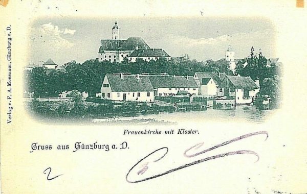 11830 - Ansichtskarten POSTCARD - Deutschland GERMANY - Gruss Aus GUNZBURG 1899
