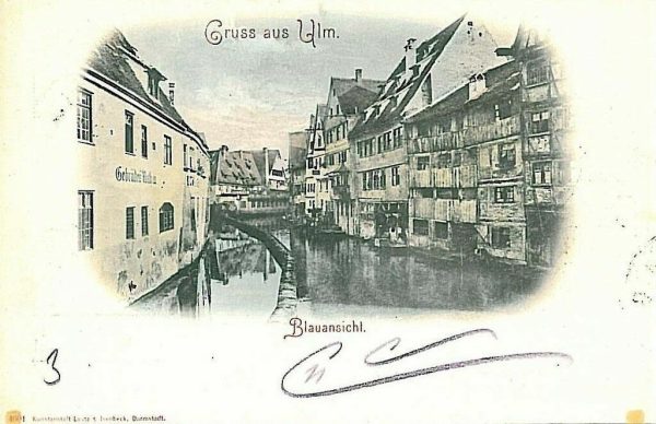 11825 - Ansichtskarten POSTCARD - Deutschland GERMANY - Gruss Aus  ULM 1899