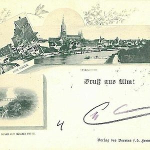 11828 - Ansichtskarten POSTCARD - Deutschland GERMANY - Gruss Aus ULM 1899