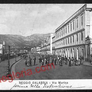 ah9450 - CARTOLINA D'EPOCA - Reggio Calabria -  Via Marina