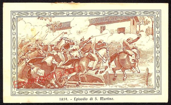 ae4188 - CARTOLINA  D'EPOCA - Brescia Città - Episodio di S. Martino