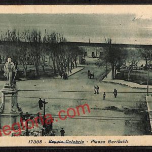 ah9460 - CARTOLINA D'EPOCA - Reggio Calabria -Piazza Garibaldi