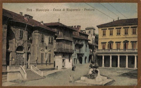 ab4289 -  CARTOLINA  D'EPOCA -  Cuneo Provincia -  BRA 1921