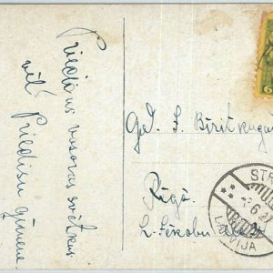 69011 - LATVIA - POSTAL HISTORY -  POSTCARD from STENCI 1927
