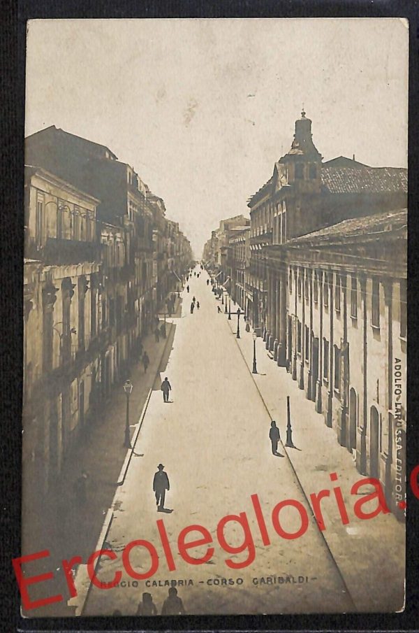 ah9478 - CARTOLINA D'EPOCA - Reggio Calabria Città - Corso Garibaldi