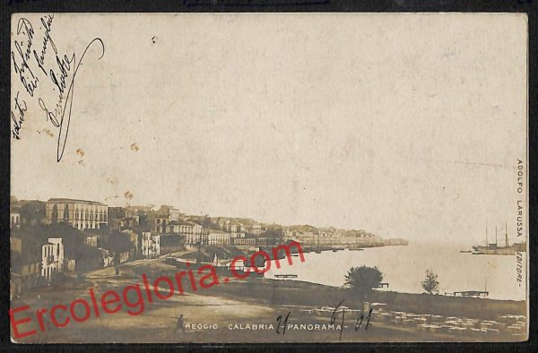 ah9479 - CARTOLINA D'EPOCA - Reggio Calabria Città - Vera Foto
