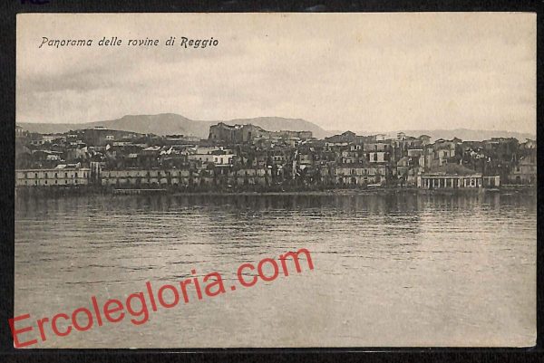 ah9485 - CARTOLINA D'EPOCA - Reggio Calabria Città - Panorama
