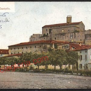 ae4197 - CARTOLINA  D'EPOCA - Brescia Città -  Interno del Castello  1906
