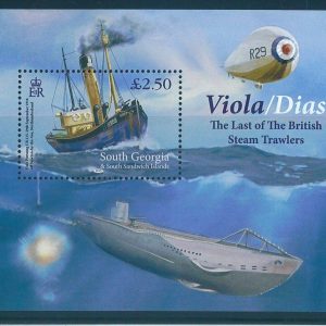 P3348 - SOUTH GIORGIA , YVERT, BF 23A MNH ,  ZEPPELIN