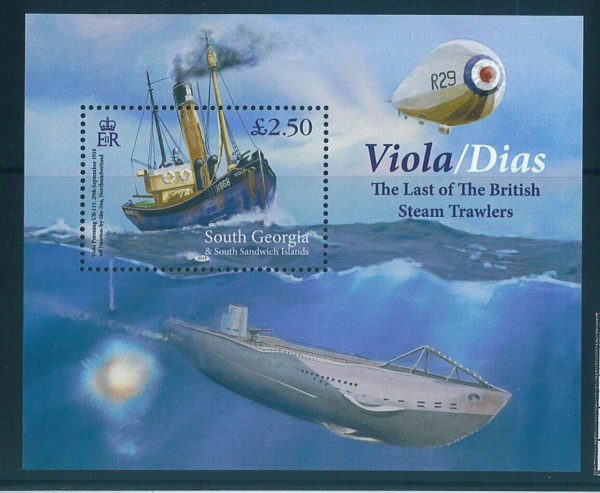 P3348 - SOUTH GIORGIA , YVERT, BF 23A MNH ,  ZEPPELIN