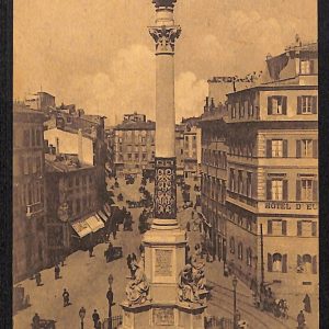 ad7417 - CARTOLINA D'EPOCA - Roma Città - Piazza di Spagna  1913
