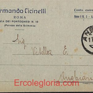 ad7425 - CARTOLINA D'EPOCA - Roma Città - Armando Cicinelli