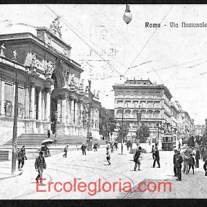 ad7426 - CARTOLINA D'EPOCA - Roma Città - Via Nazionale  1911