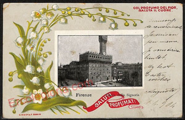 ae6925 - CARTOLINA D'EPOCA - Firenze Città - Piazza della Signoria