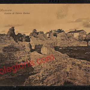 ag7476 - CARTOLINA D'EPOCA - Macerata Città - Rovine di Helvia Recina