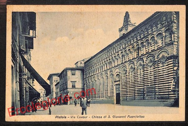 ah7816 - CARTOLINA D'EPOCA - Pistoia Città - Chiesa di San Giovanni Fuorcivitas