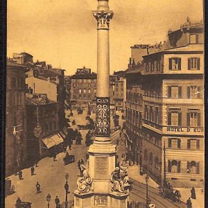ad7430 - CARTOLINA D'EPOCA- Roma Città - Piazza Spagna e Colona della Concezione