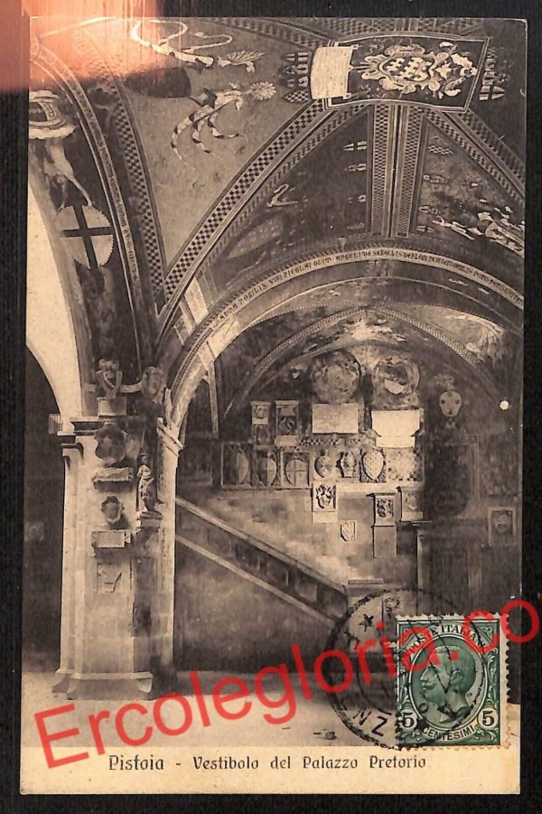 ah7819 - CARTOLINA D'EPOCA - Pistoia Città - Palazzo Pretorio