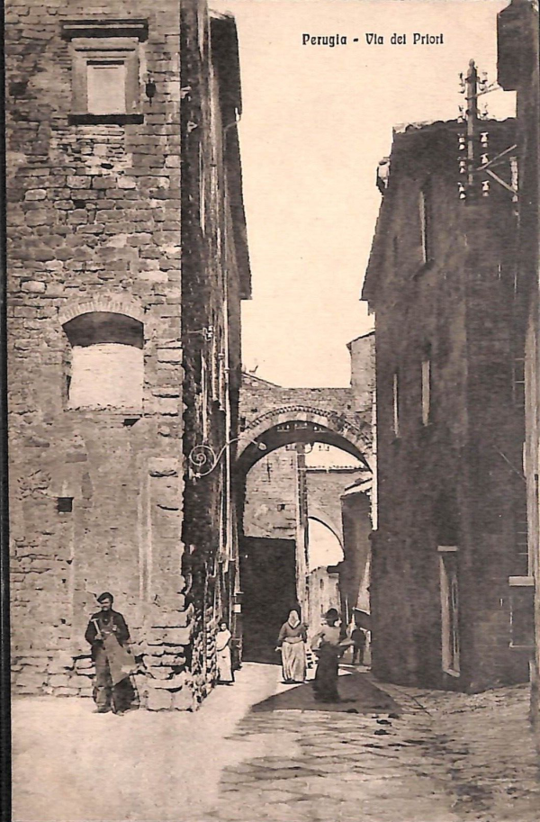 ab8948 - CARTOLINA  D'EPOCA - Perugia Città - Via del Priori