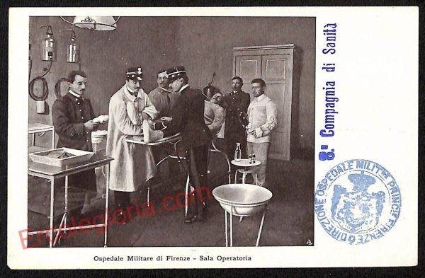 ae6928 - CARTOLINA D'EPOCA - Firenze Città - Ospedale Militare