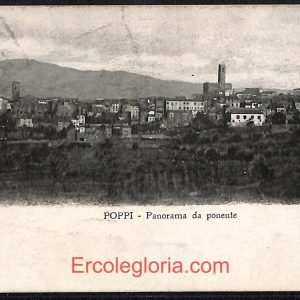 ae0461 - CARTOLINA  D'EPOCA - Arezzo Provincia - Poppi   1908