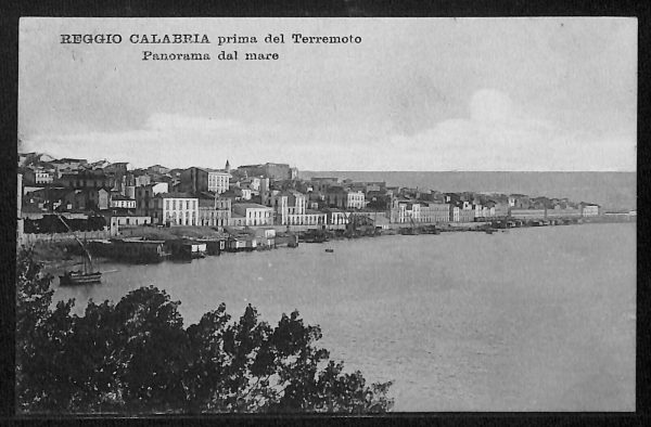 ah9492 - CARTOLINA D'EPOCA - Reggio Calabria Città - Panorama