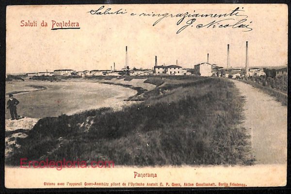 ad7060 - CARTOLINA D'EPOCA - Pisa Provincia - Pontedera