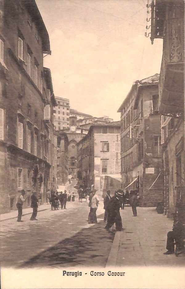 ab8968 - CARTOLINA  D'EPOCA - Perugia Città - Corso Cavour