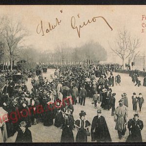 ae6943 - CARTOLINA D'EPOCA - Firenze Città - Il Viale della Regina  1900