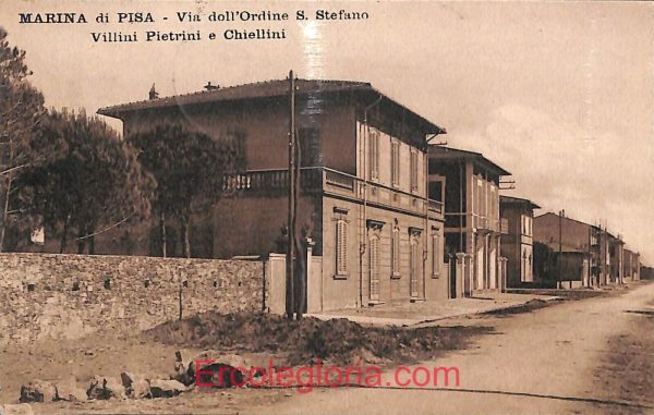 ad6966 - CARTOLINA D'EPOCA - Pisa Provincia - Marina di Pisa  1912