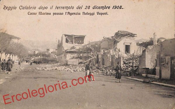 ah9510 - CARTOLINA D'EPOCA - Reggio Calabria Città - Corso Marina