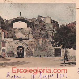 ad7450 - CARTOLINA D'EPOCA - Roma Città - Terme  1901