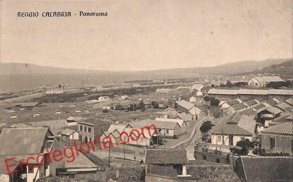 ah9516 - CARTOLINA D'EPOCA - Reggio Calabria Città - Panorama