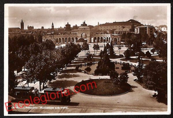 ah5400 - CARTOLINA D'EPOCA - Parma Città - Monumento a G. Verdi
