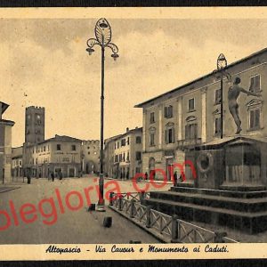 ag6385 - CARTOLINA D'EPOCA - Lucca Provincia - Altopascio  1946