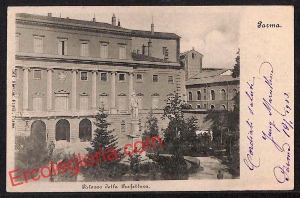 ah5403 - CARTOLINA D'EPOCA - Parma Città - Palazzo della Prefettura
