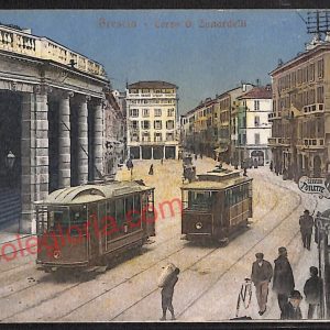 ae4199 - CARTOLINA  D'EPOCA - Brescia Città - Corso G. Zanardelli