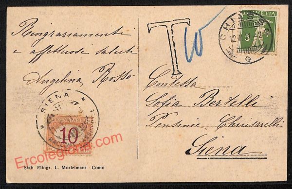 ae5134 - CARTOLINA D'EPOCA - Como Città - Nave Elvezia  1911 - immagine 2