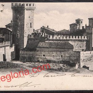 ah5405 - CARTOLINA D'EPOCA - Parma Città - Castello di Vigoleno