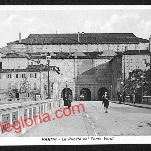 ah5406 - CARTOLINA D'EPOCA - Parma Città - La Pilotta dal Ponte Verdi