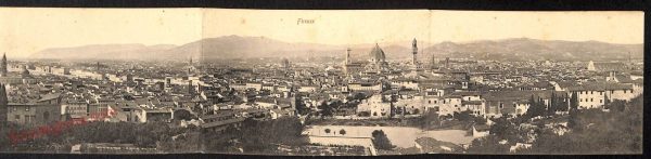 ae6948 - CARTOLINA D'EPOCA  TRIPLA - Firenze Città - Panorama