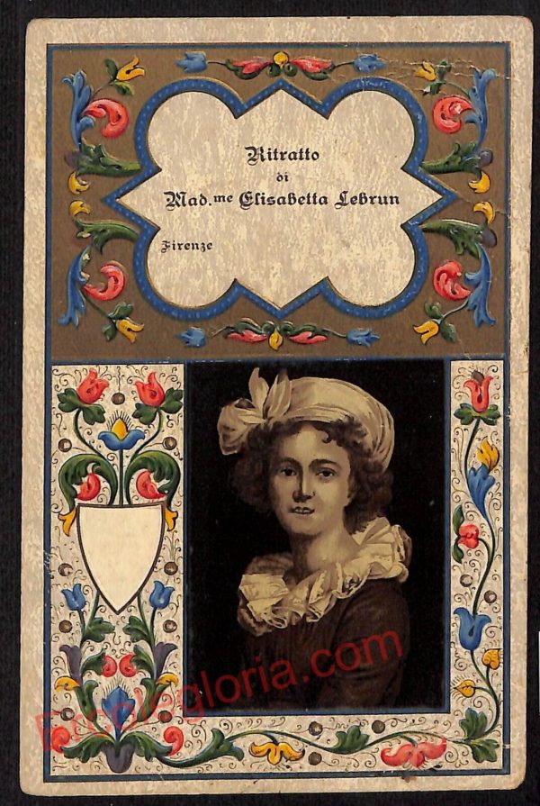 ae6949 - CARTOLINA D'EPOCA - Firenze Città - Elisabetta Lebrun