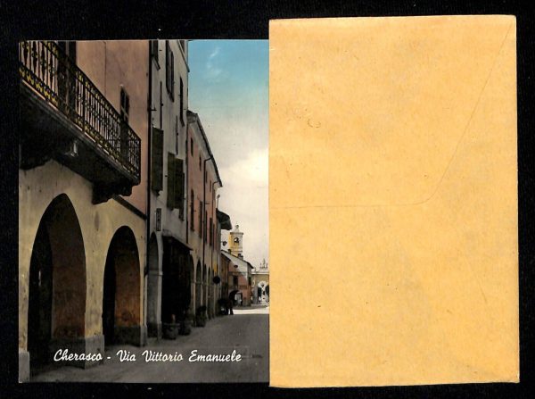 ab4345 - TALIA - STORIA POSTALE - Cartolina TASSATA da CHERASCO 1966
