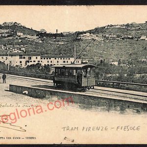 ae6959 - CARTOLINA D'EPOCA - Firenze Città - Tram Firenze - Fiesole  1900