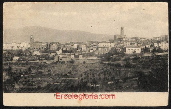 ae0469 - CARTOLINA  D'EPOCA - Arezzo Provincia - Poppi