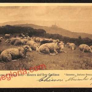 ah5441 - CARTOLINA D'EPOCA - Parma Città - Mostra dell' Arte Emiliana