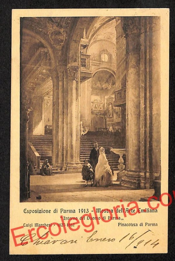 ah5447 - CARTOLINA D'EPOCA - Parma Città - Mostra dell' Arte Emiliana