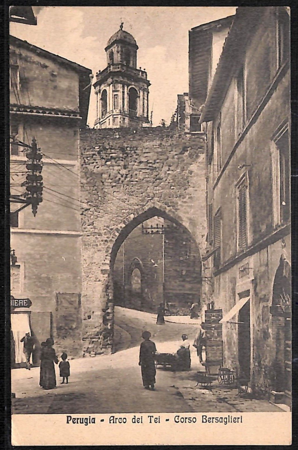 aa9881 - CARTOLINA  D'EPOCA - Perugia Città - Corso Bersaglieri  1929